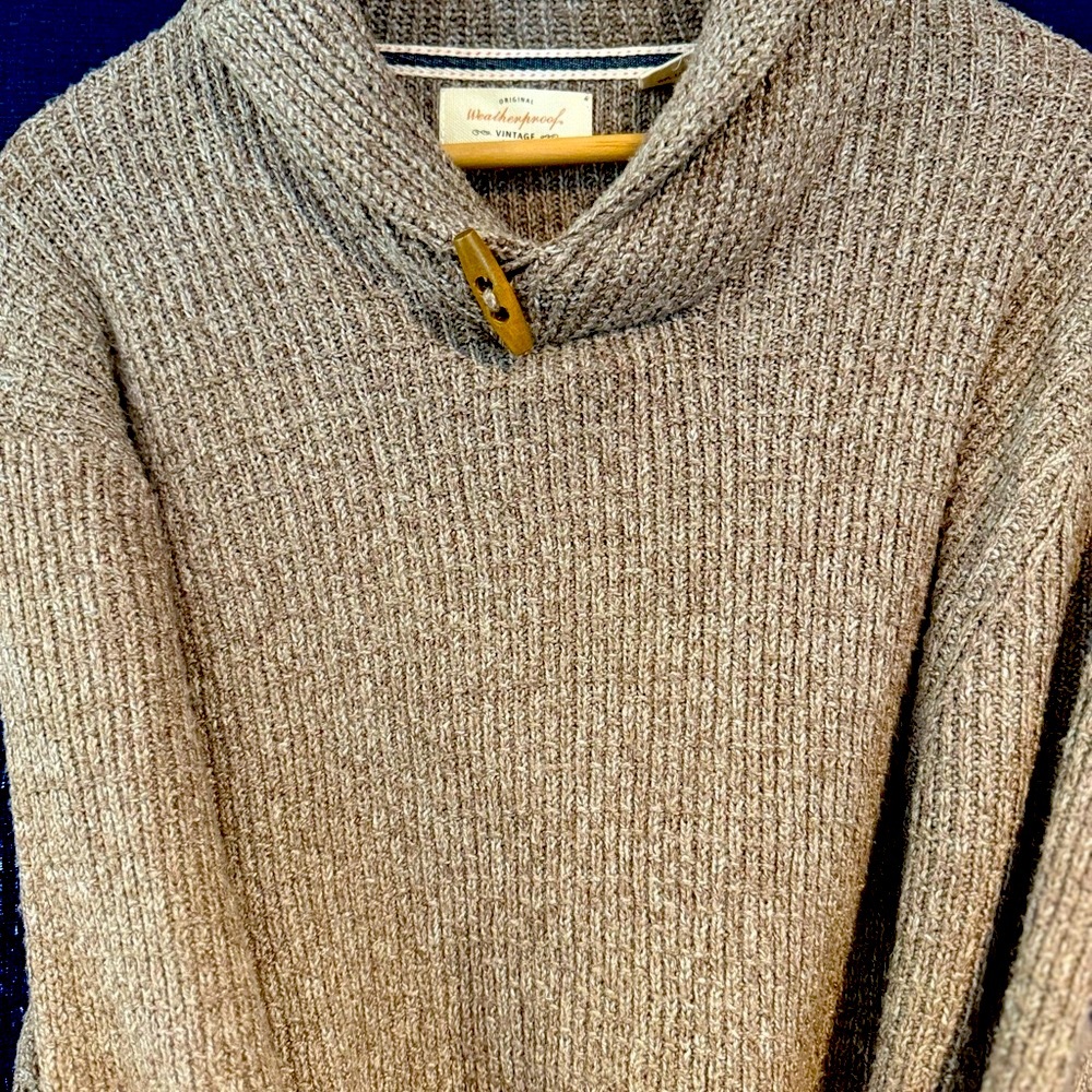 Weatherproof Men's Turtleneck Sweater in Gray